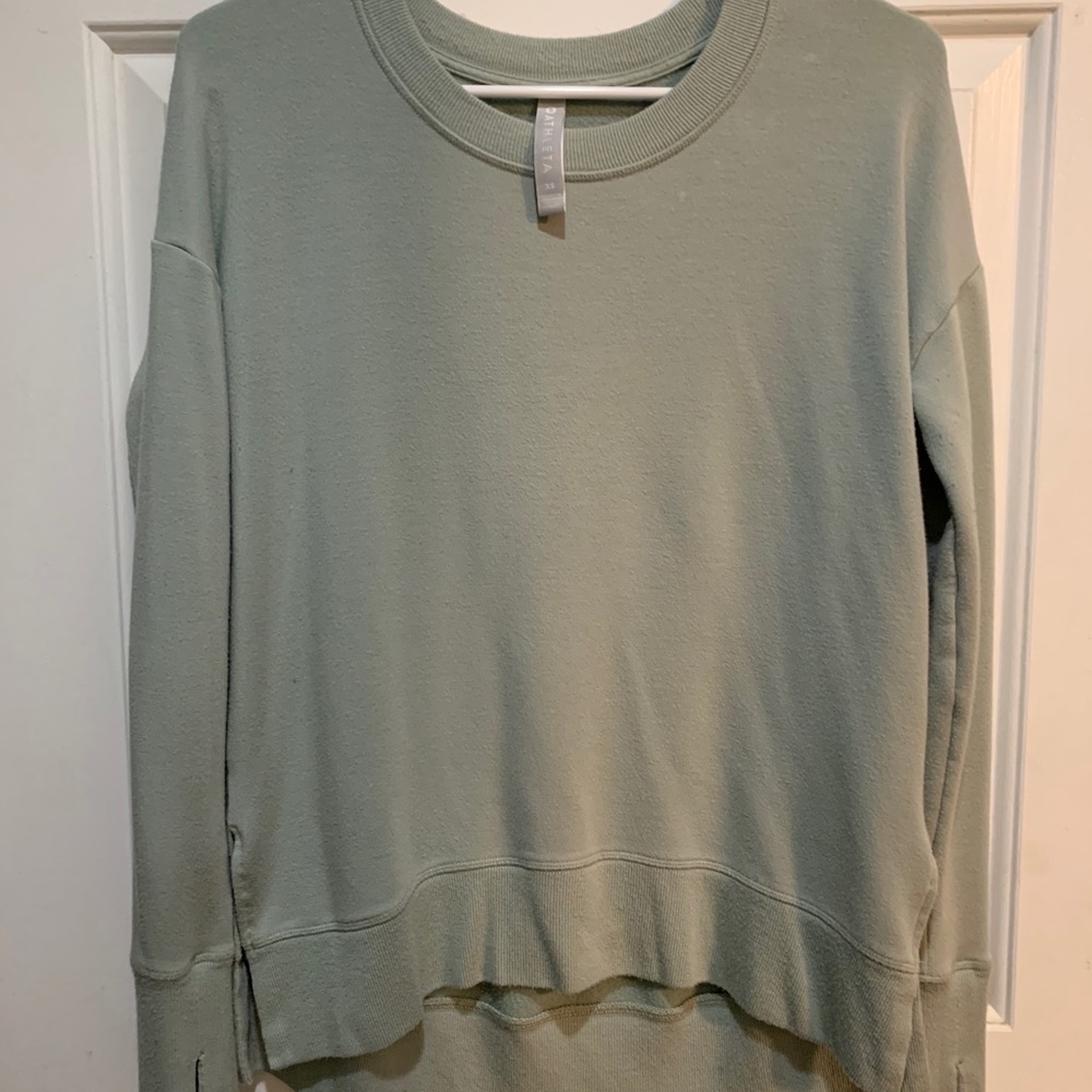 Athleta Coaster Luxe sweater with thumb holes